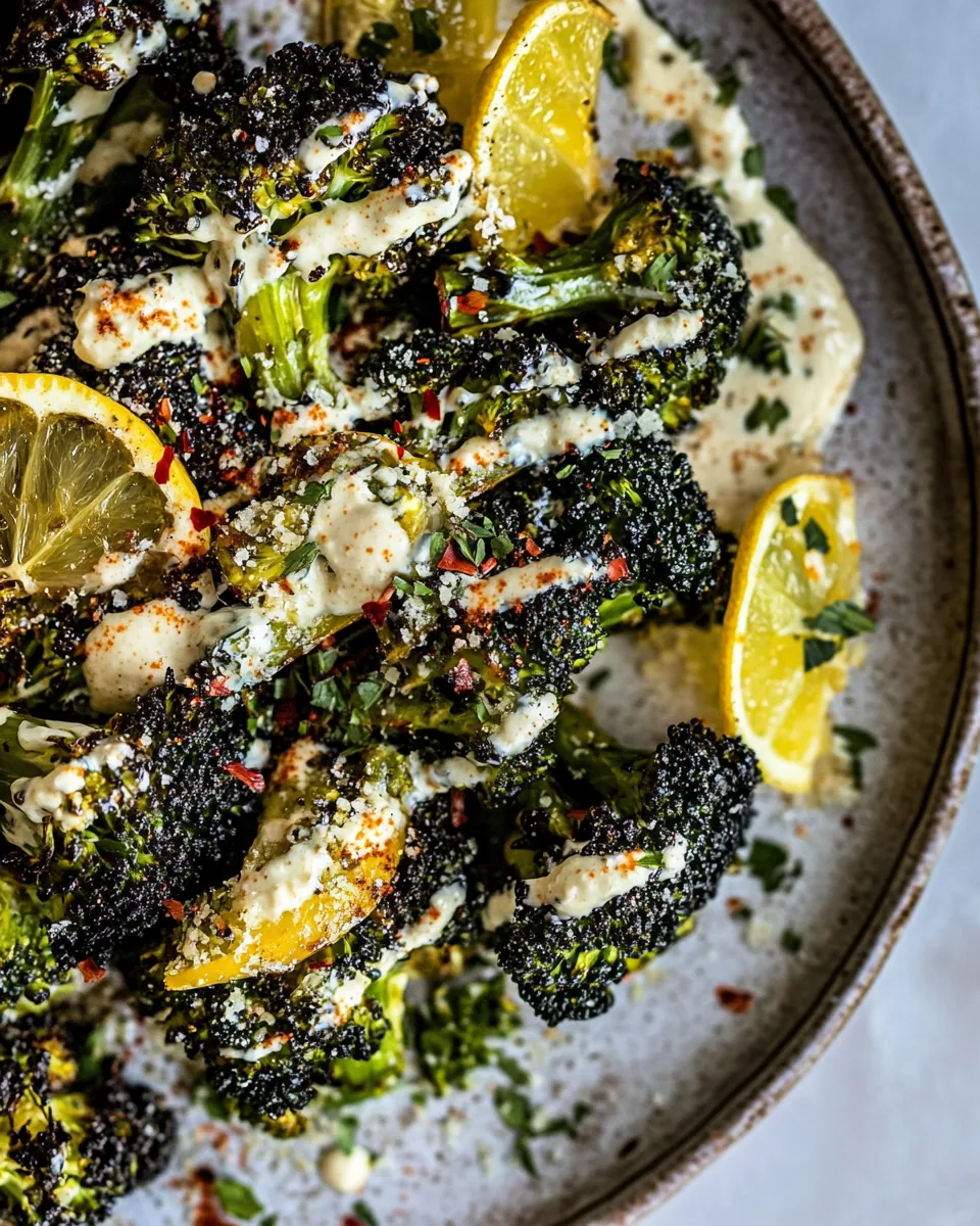Roasted Lemon Parmesan Broccoli