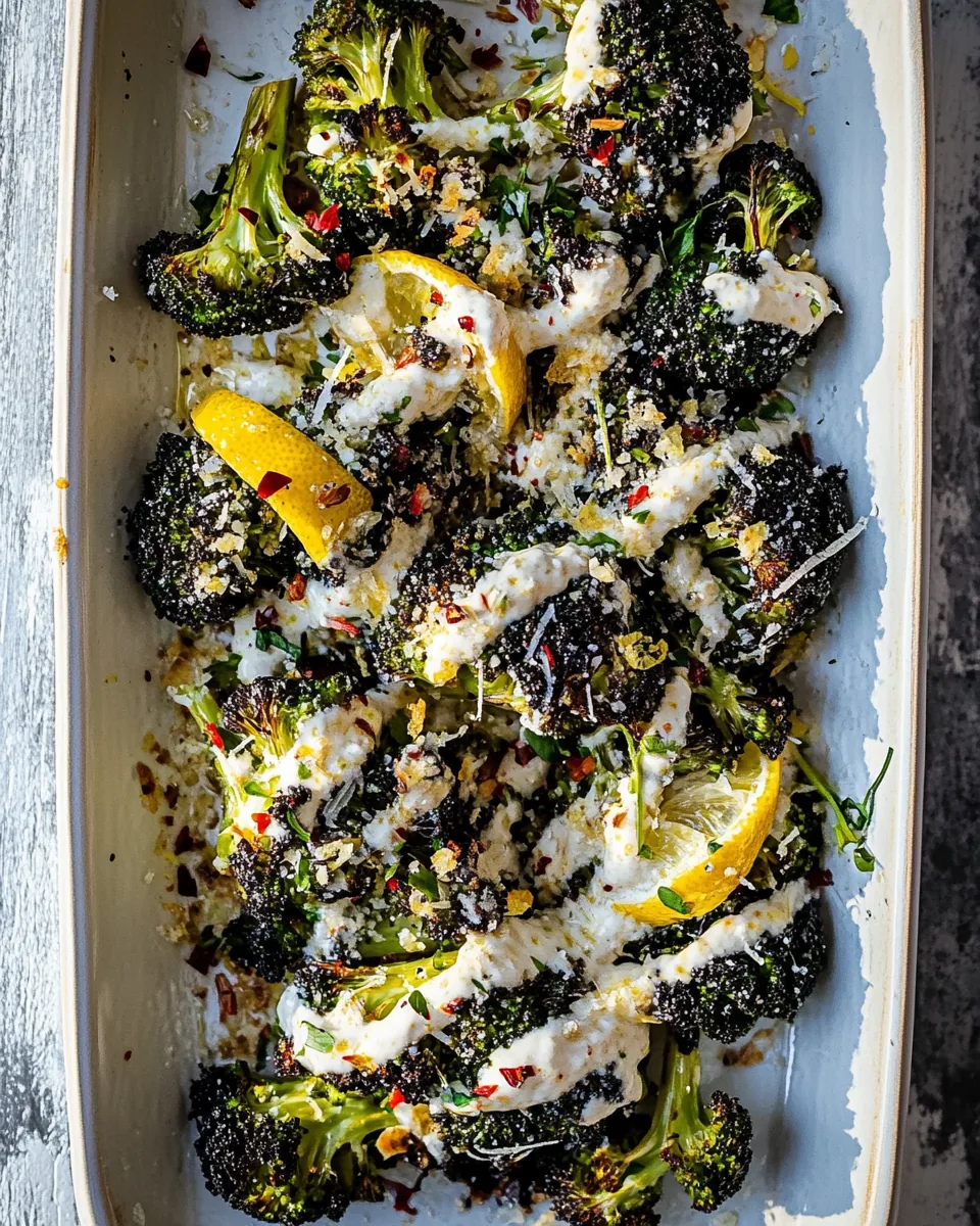 Roasted Lemon Parmesan Broccoli