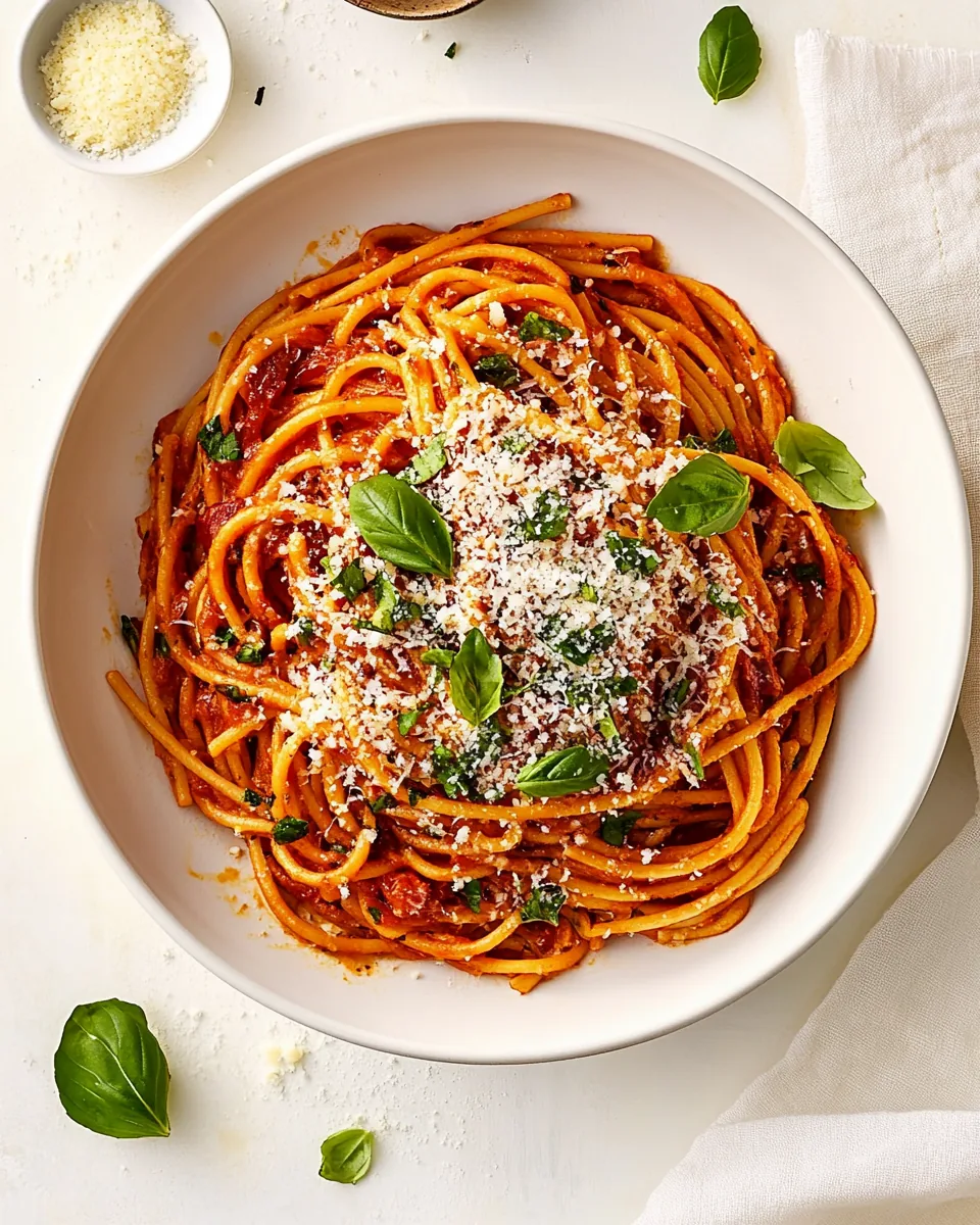 Roasted Red Pepper Pasta