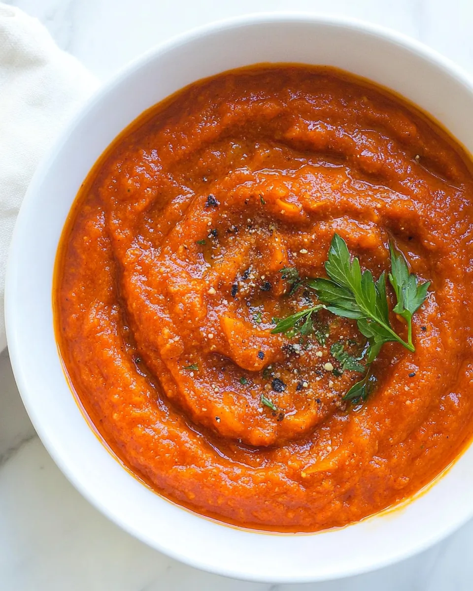 Roasted Red Pepper Sauce