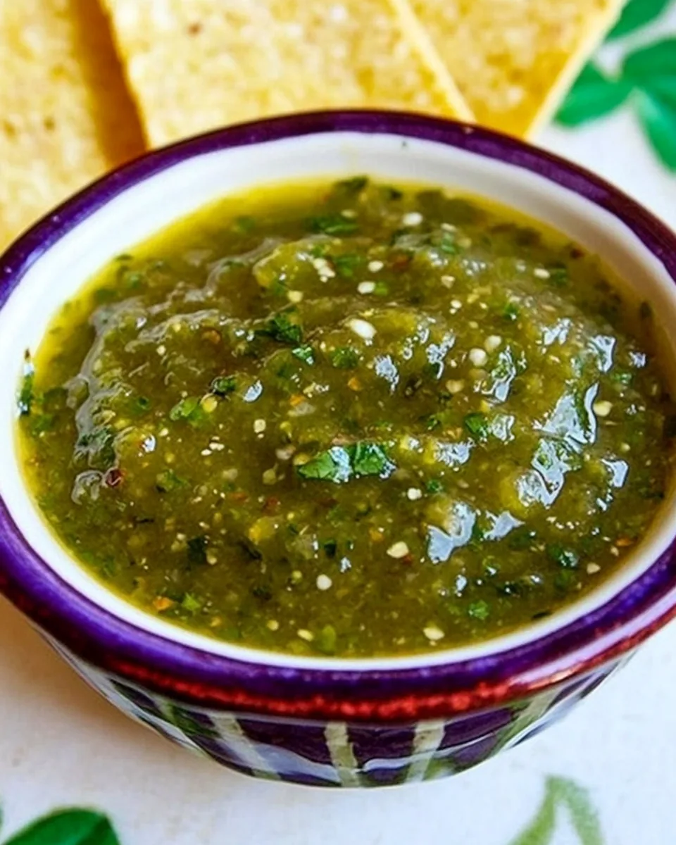 Roasted Tomatillo Salsa