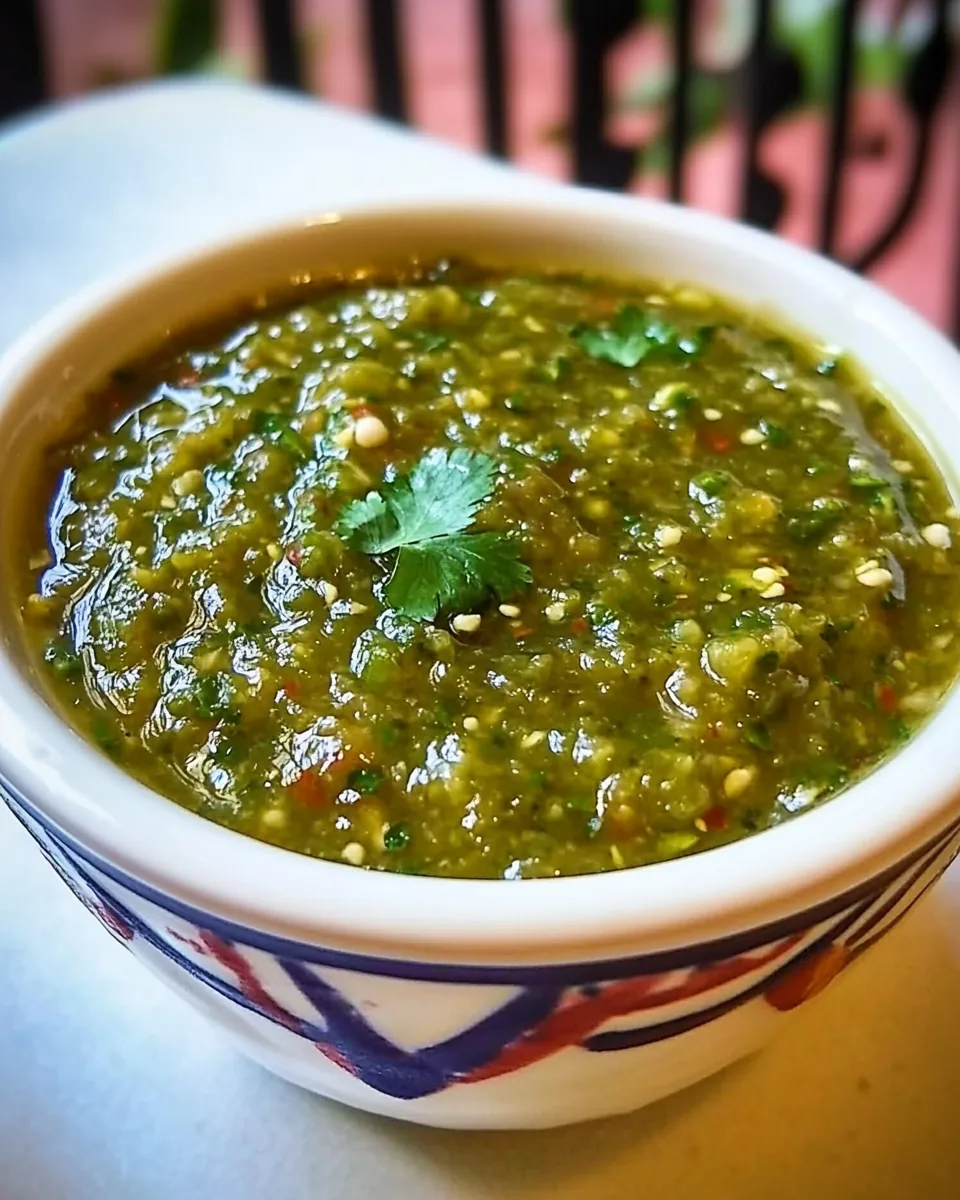 Roasted Tomatillo Salsa