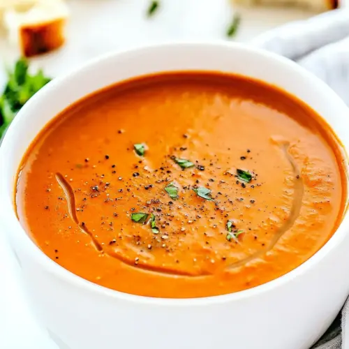 Roasted Tomato Basil Soup