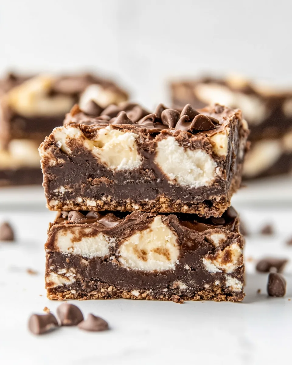 Rocky Road Fudge Bars