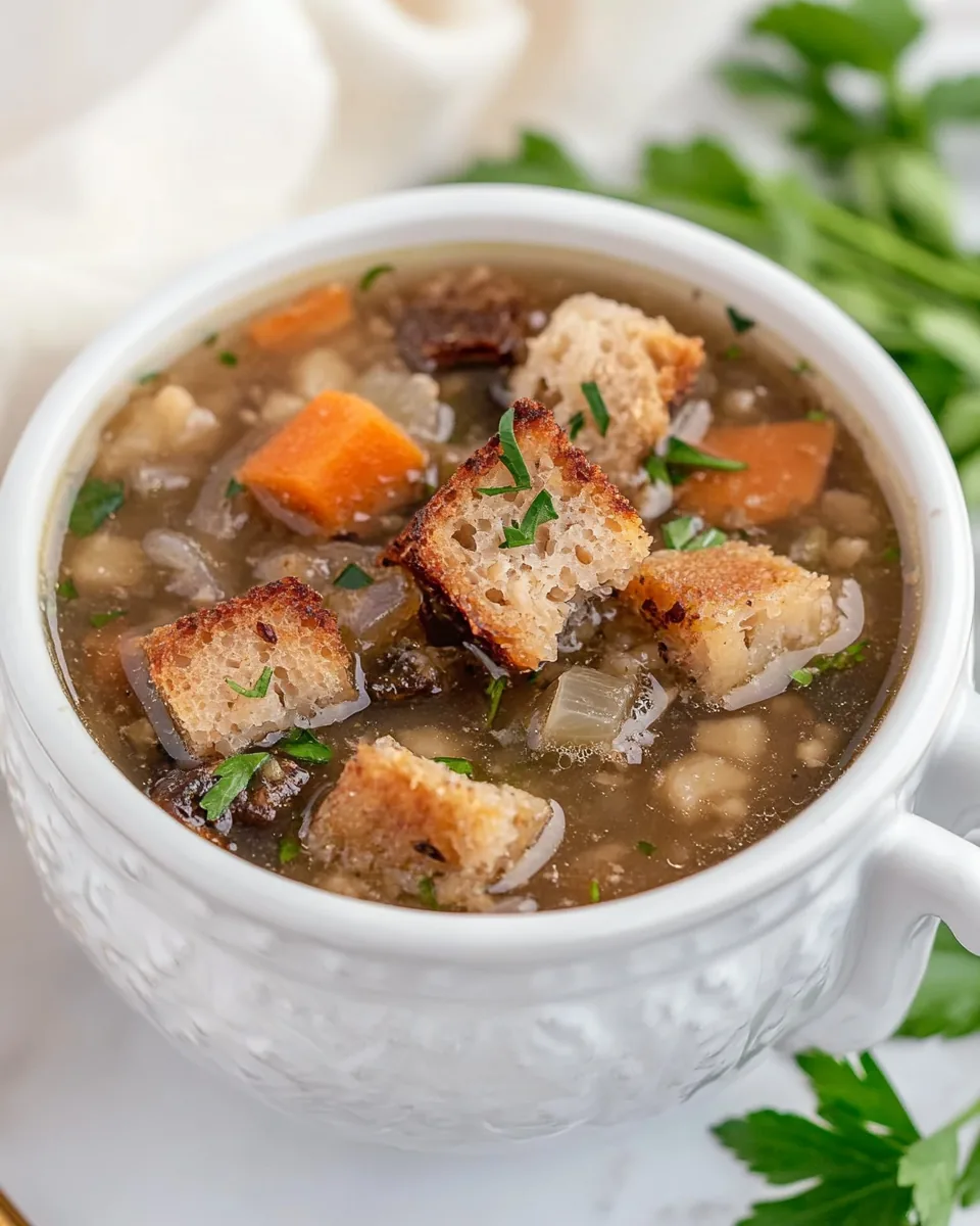 Russian Buckwheat Soup