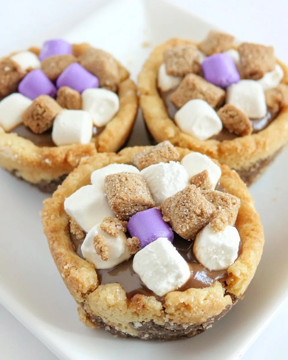 Smore Cookie Tarts