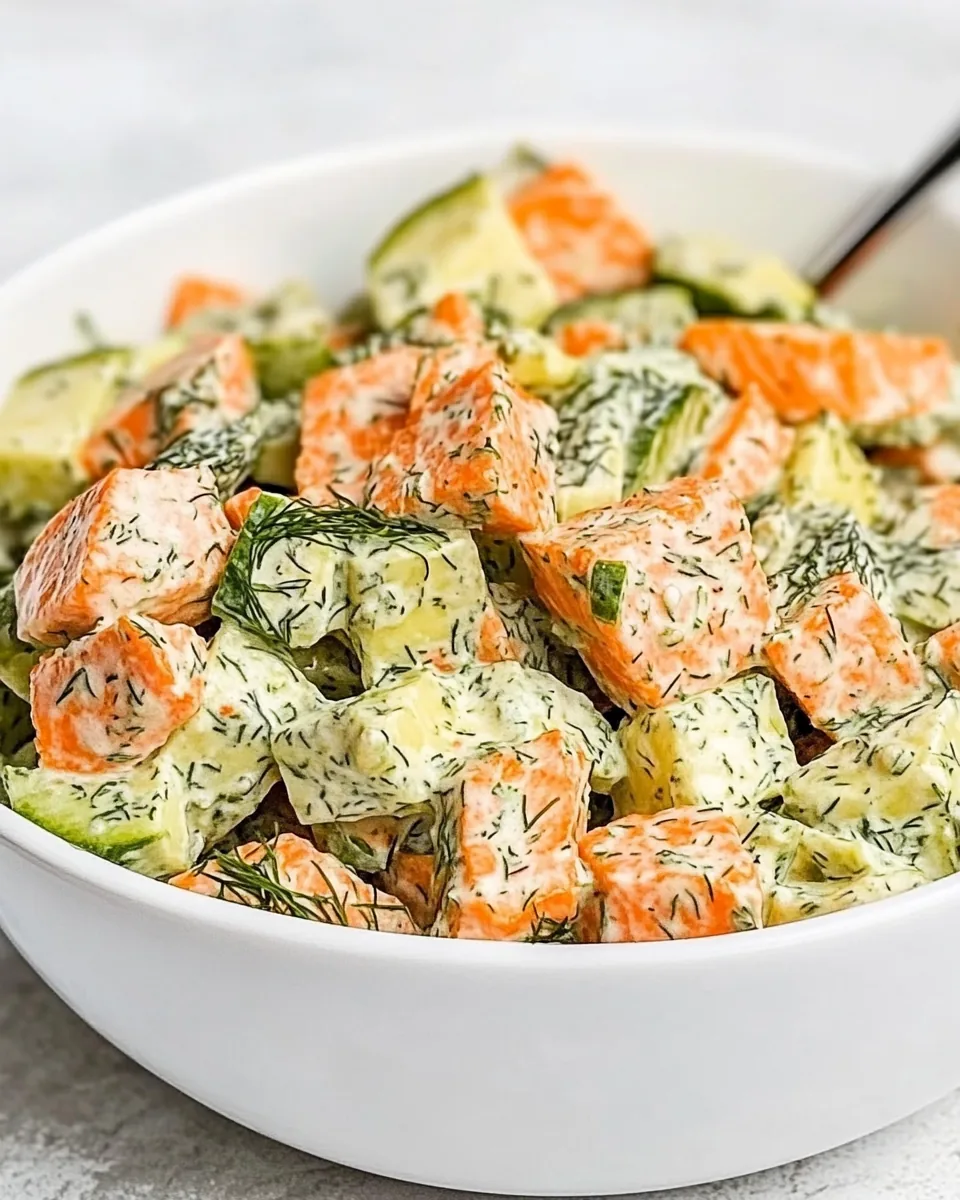 Salmon Salad with Dill