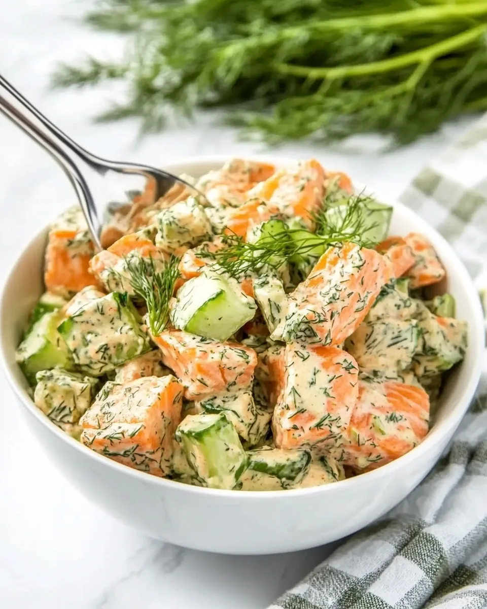 Salmon Salad with Dill