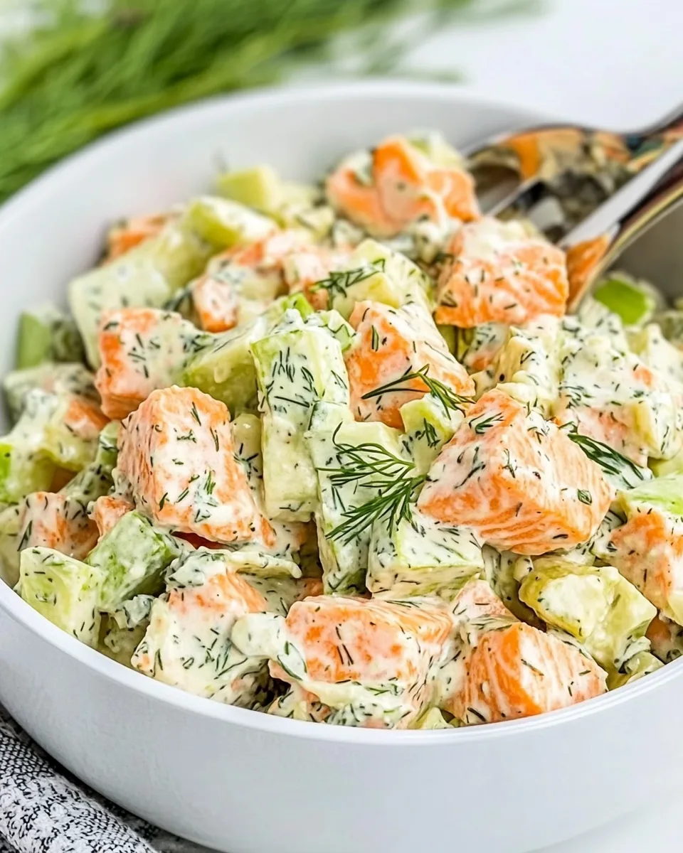 Salmon Salad with Dill