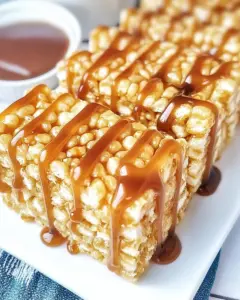 Salted Caramel Rice Krispie Treats