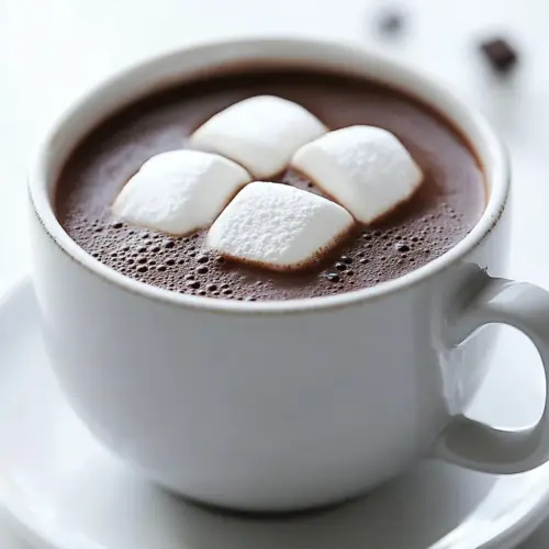 Salted Vanilla Hot Chocolate