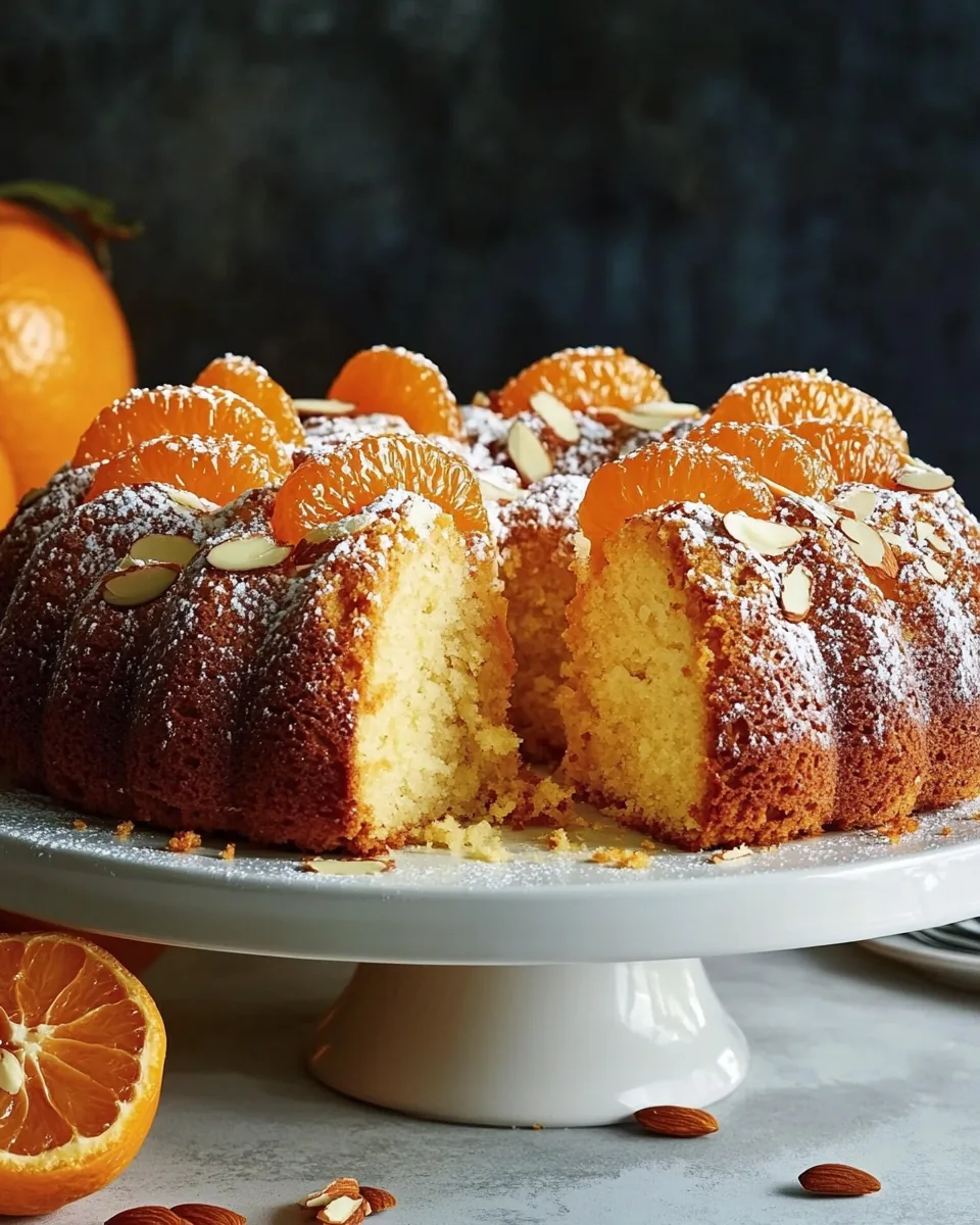 Satsuma Almond Cake
