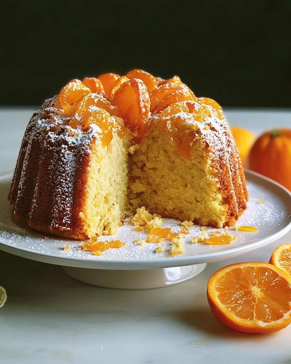Satsuma Almond Cake