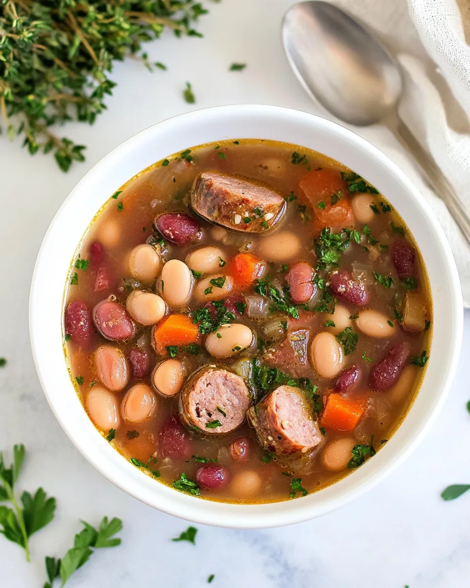 Sausage 15 Bean Soup