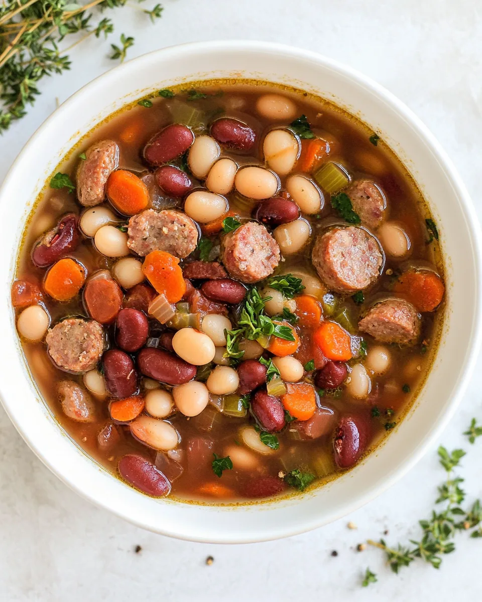 Sausage 15 Bean Soup