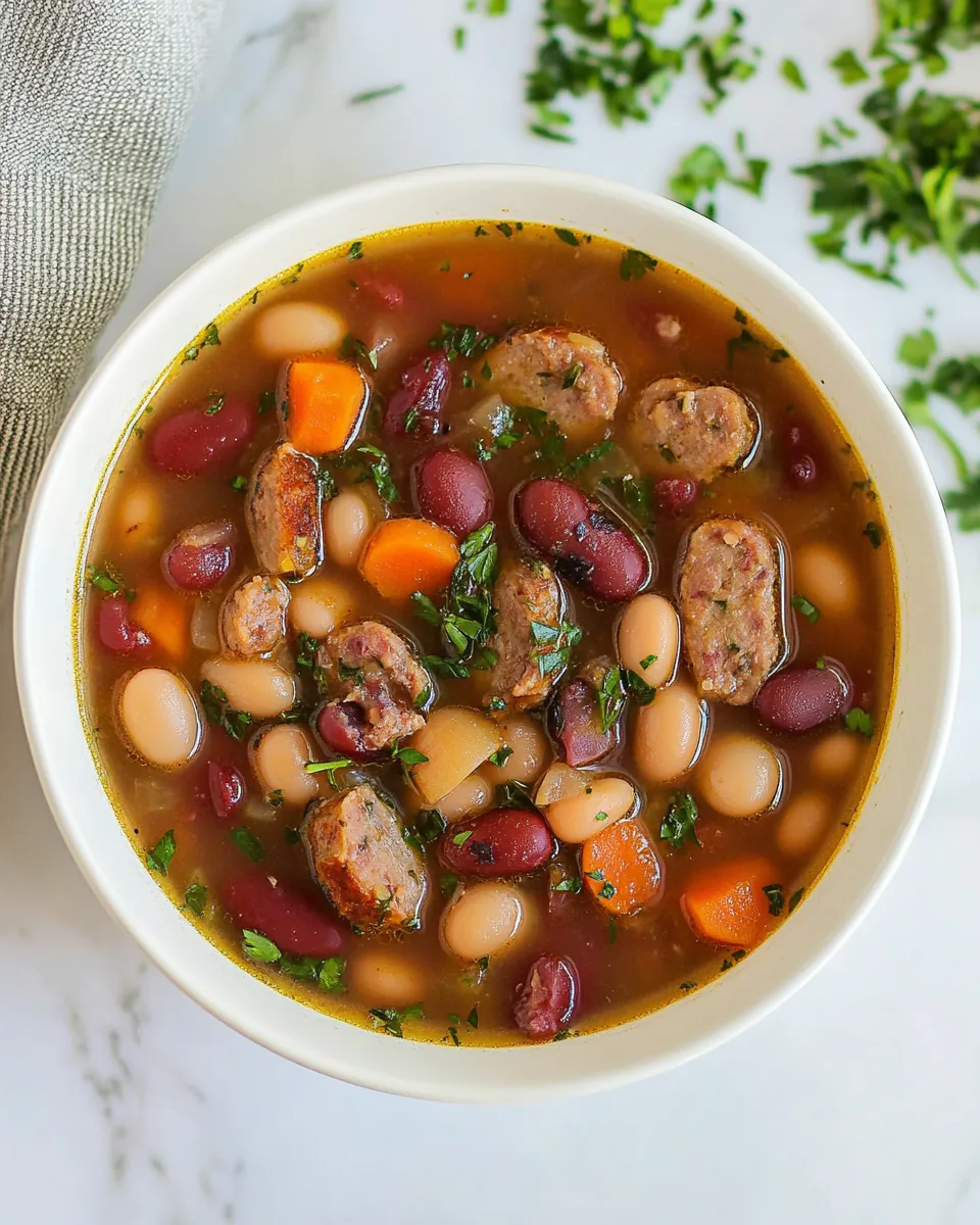 Sausage 15 Bean Soup