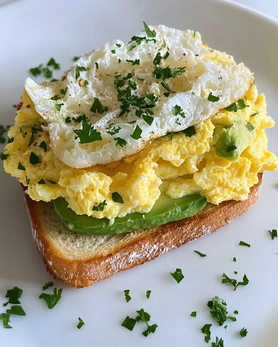 Scrambled Egg and Avocado Sandwich