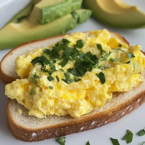Scrambled Egg and Avocado Sandwich
