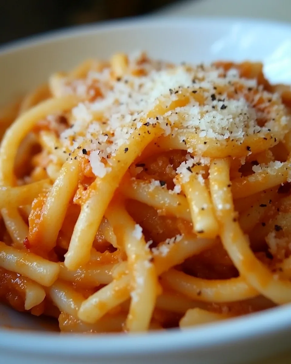 Seriously Amazing Roasted Red Pepper Pasta