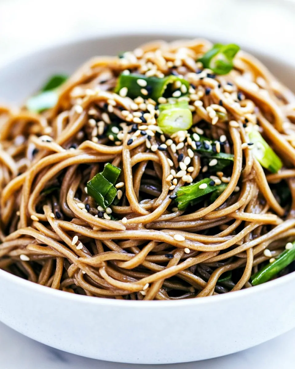 Sesame Soba Noodles