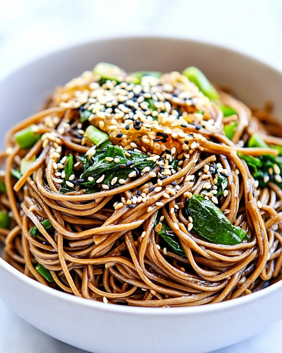 Sesame Soba Noodles