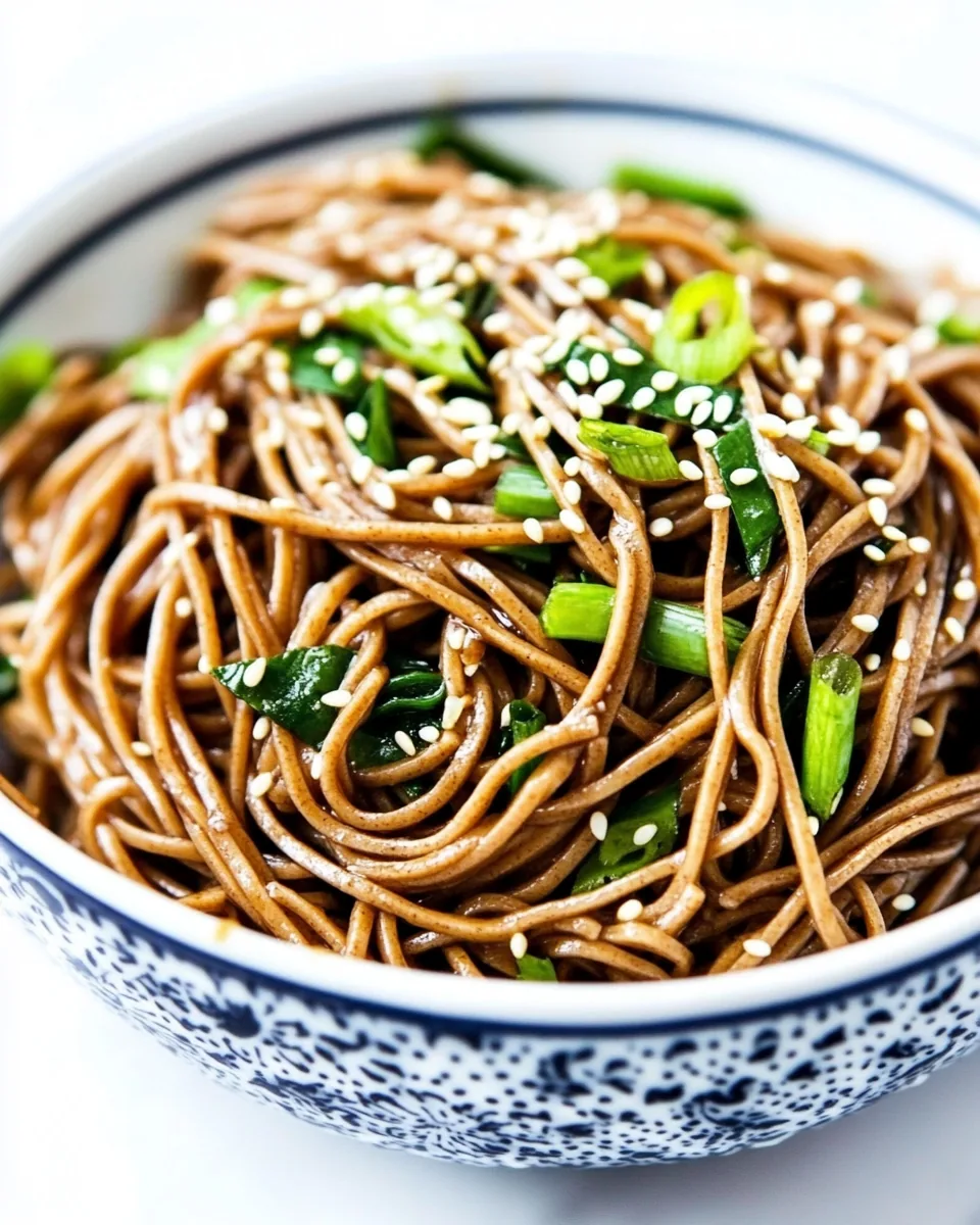 Sesame Soba Noodles