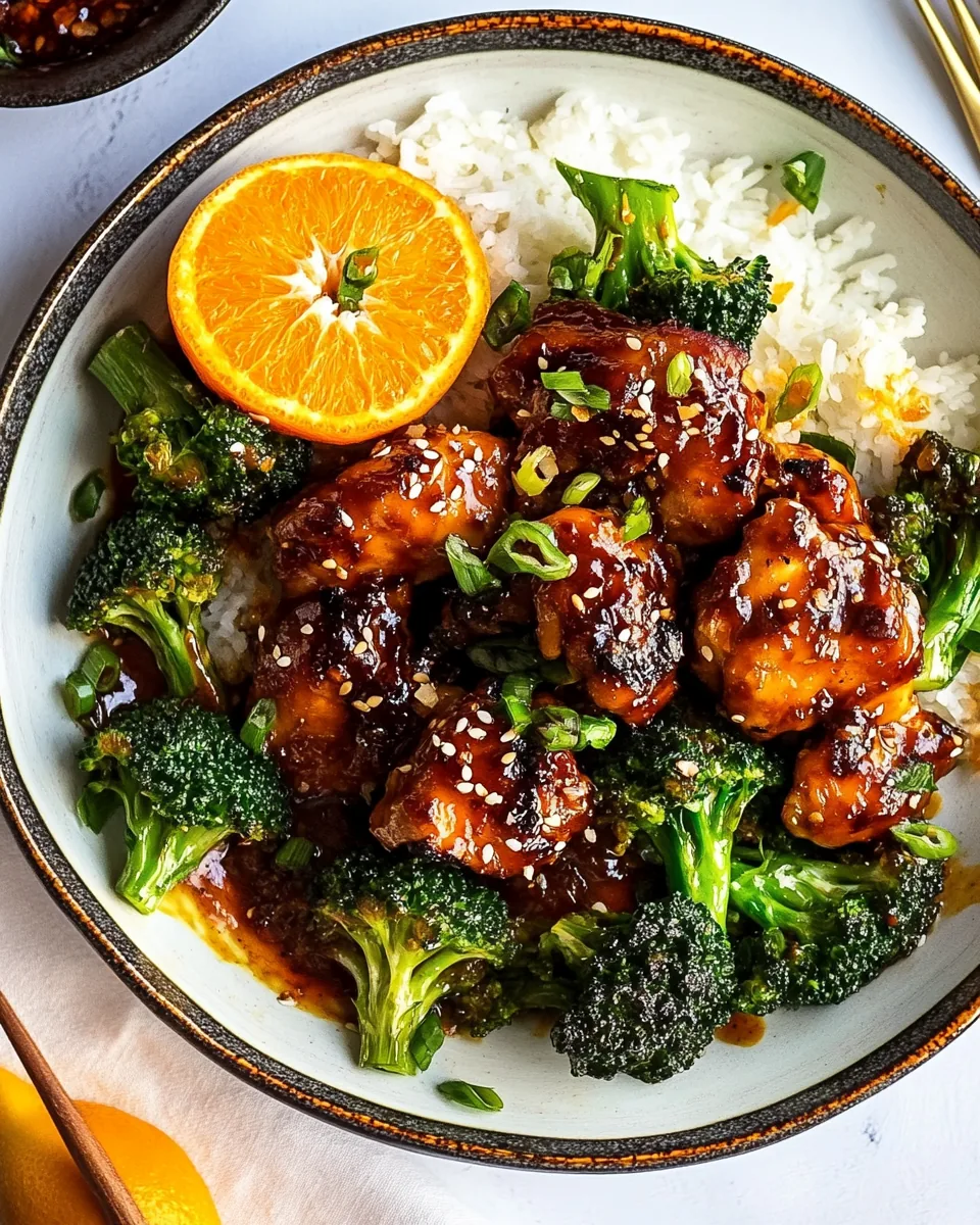 Sheet Pan Chili Ginger Orange Chicken