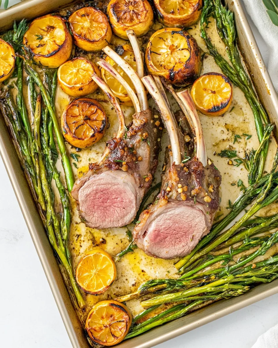 Sheet Pan Easter Dinner with Lamb