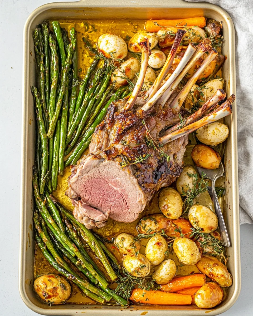 Sheet Pan Easter Dinner with Lamb