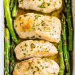 Sheet Pan Honey Horseradish Chicken Asparagus