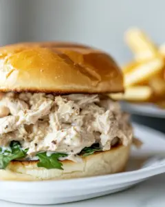 Shredded Chicken Sandwich