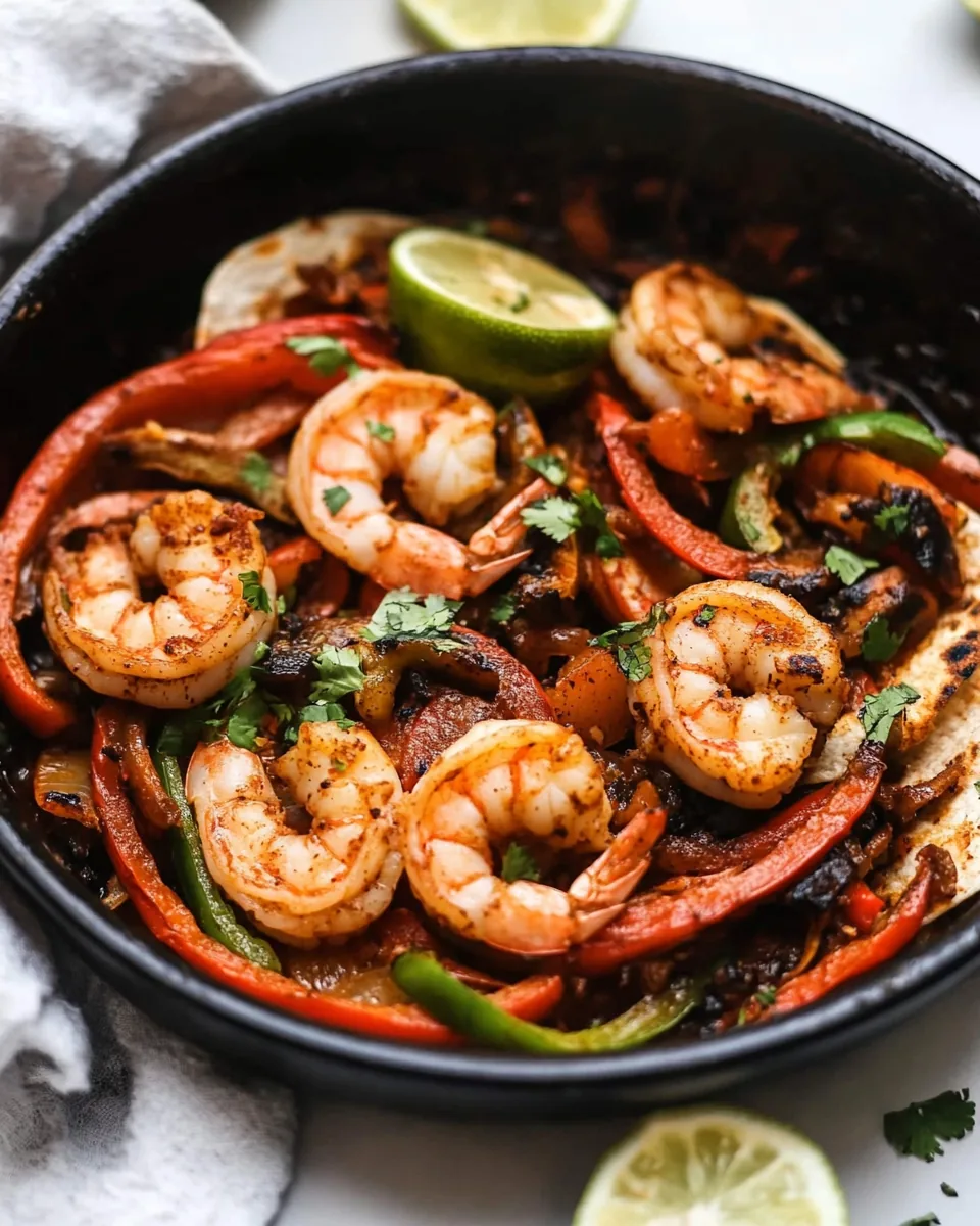 Shrimp Fajitas