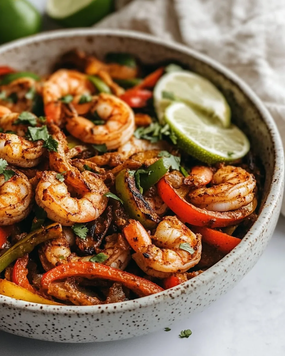 Shrimp Fajitas