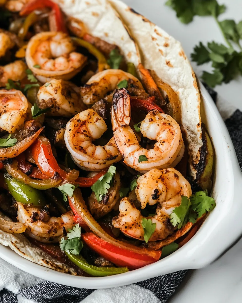 Shrimp Fajitas