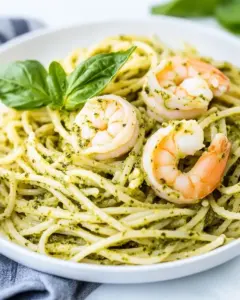 Shrimp Pesto Pasta