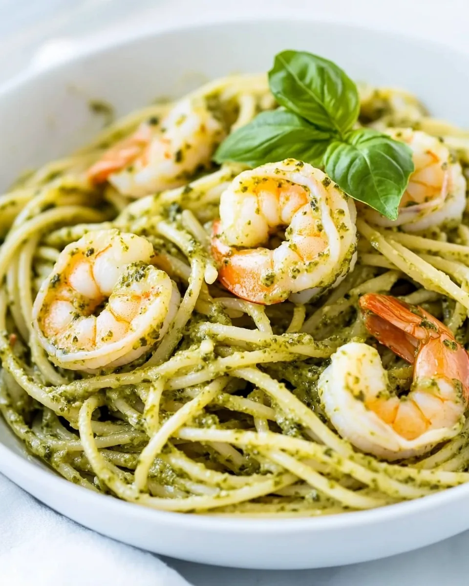 Shrimp Pesto Pasta