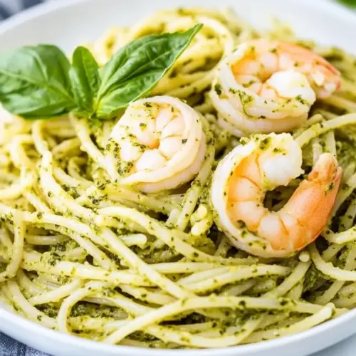 Shrimp Pesto Pasta
