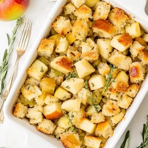 Simple Apple Sage Stuffing