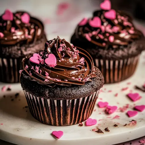 Simple Chocolate Celebration Cupcakes