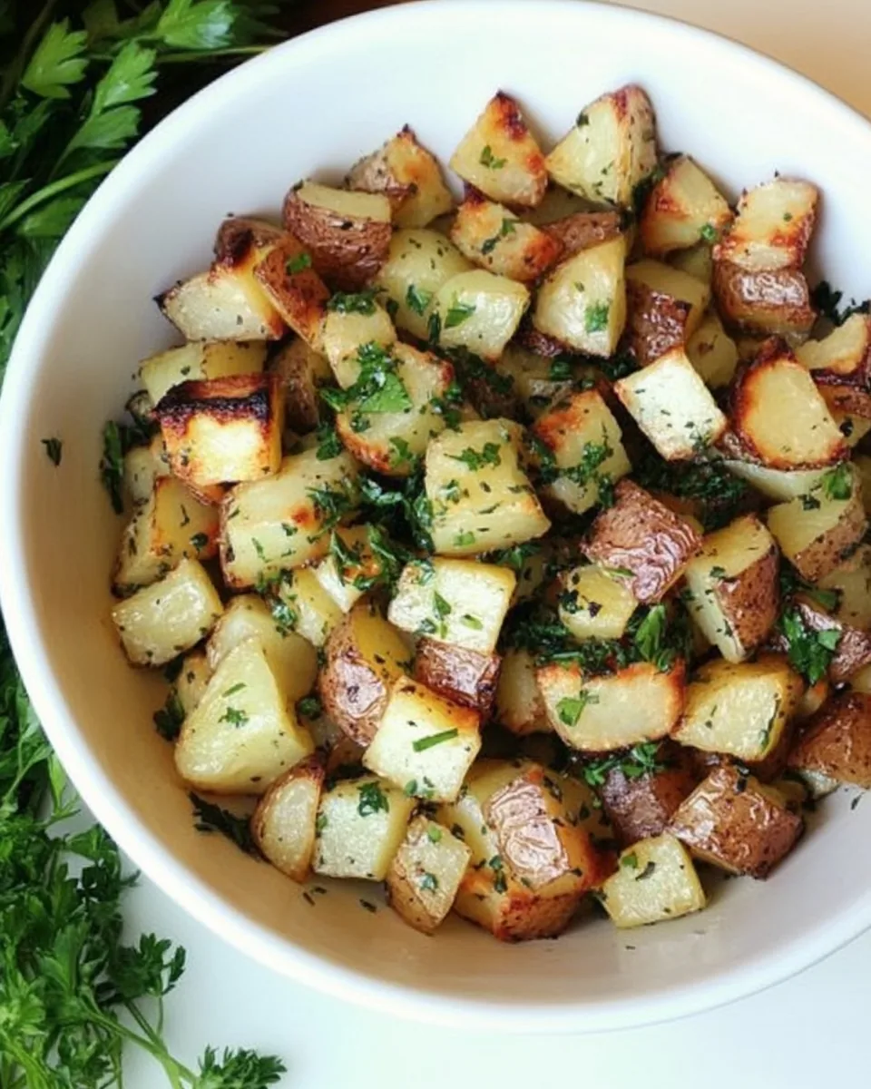 Simple Herbed Skillet Potatoes