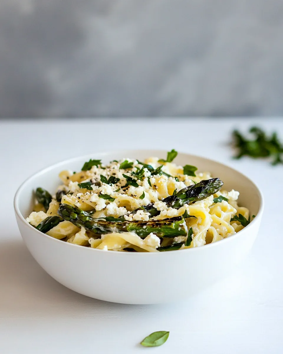 Simple Lemony Feta and Mascarpone Pasta