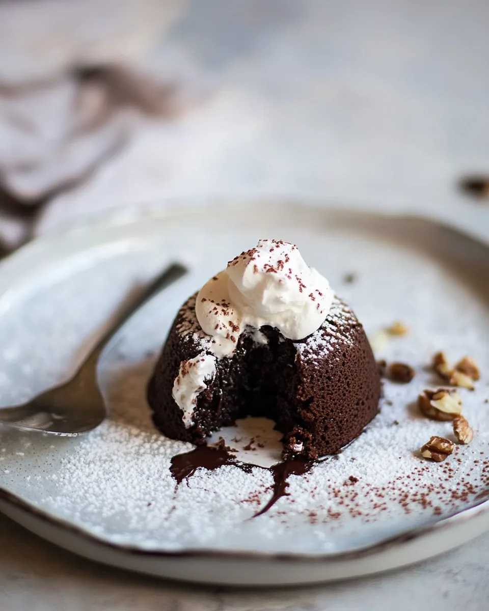 Wholesome Molten Chocolate Lava Cake