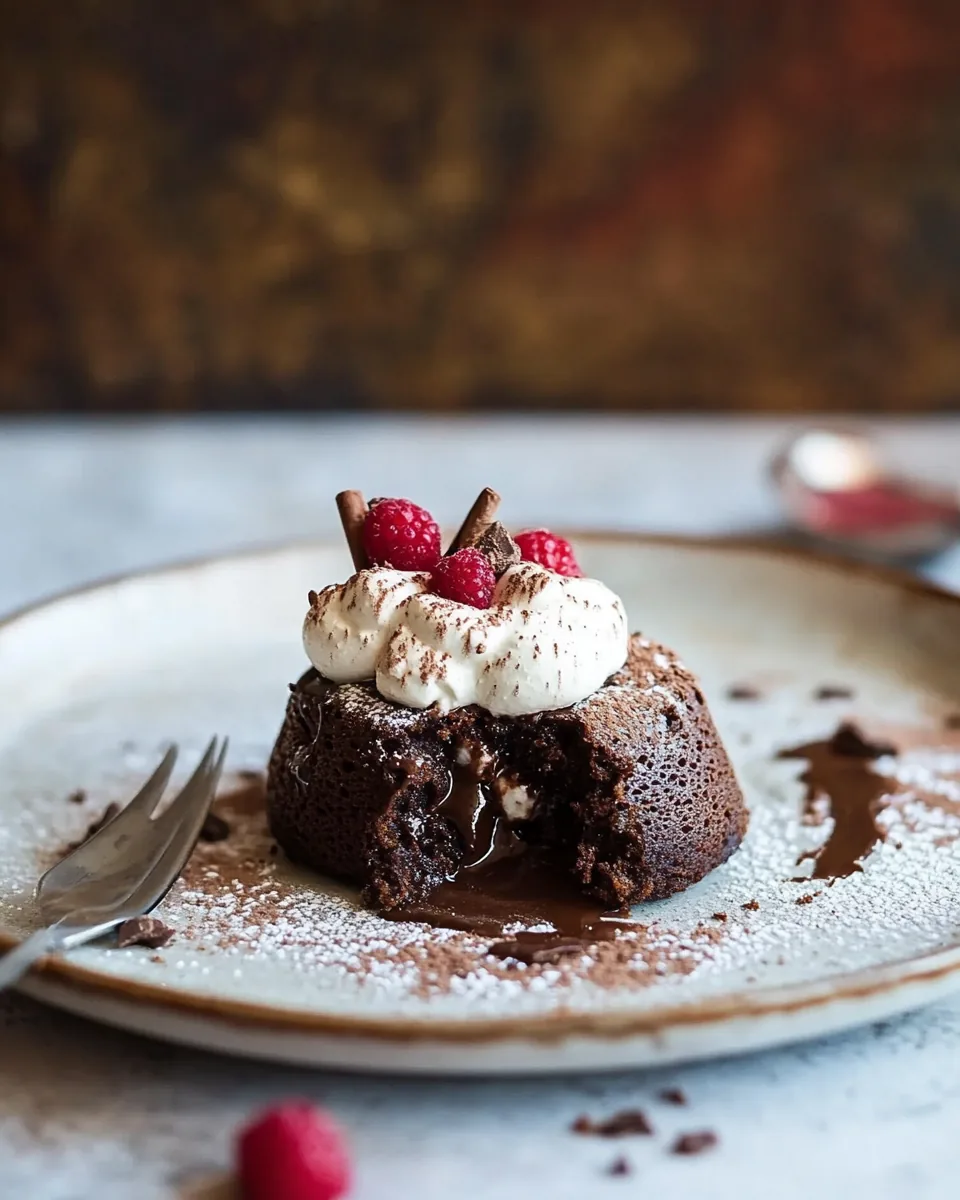Wholesome Molten Chocolate Lava Cake