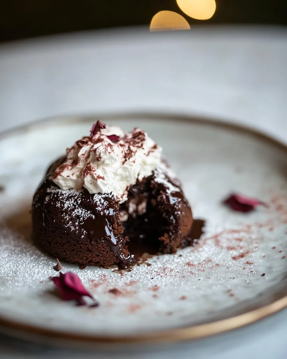 Wholesome Molten Chocolate Lava Cake