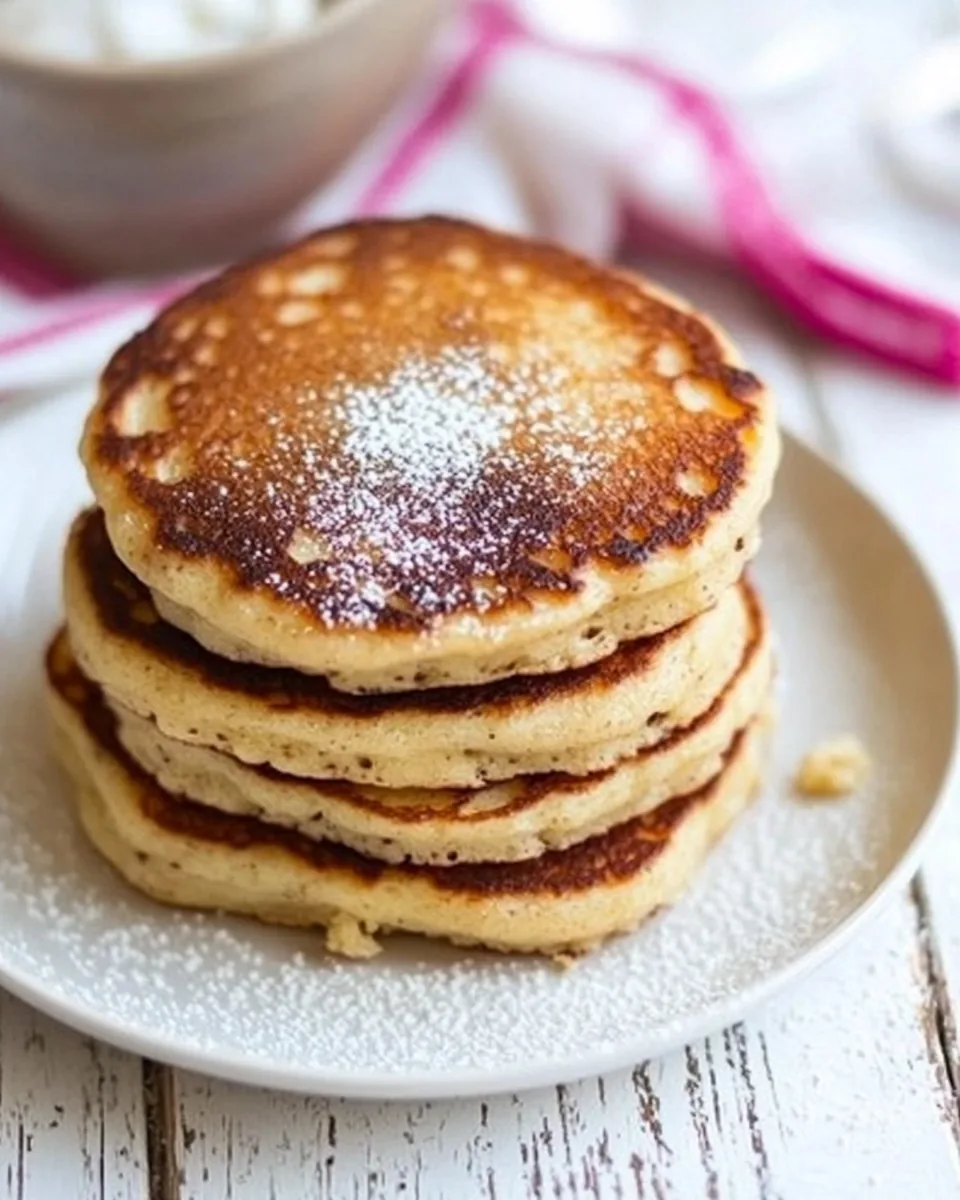 Skinny Cottage Cheese Pancakes