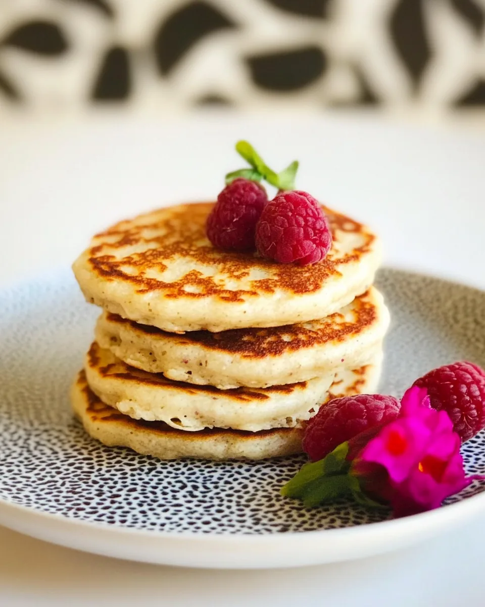 Skinny Cottage Cheese Pancakes