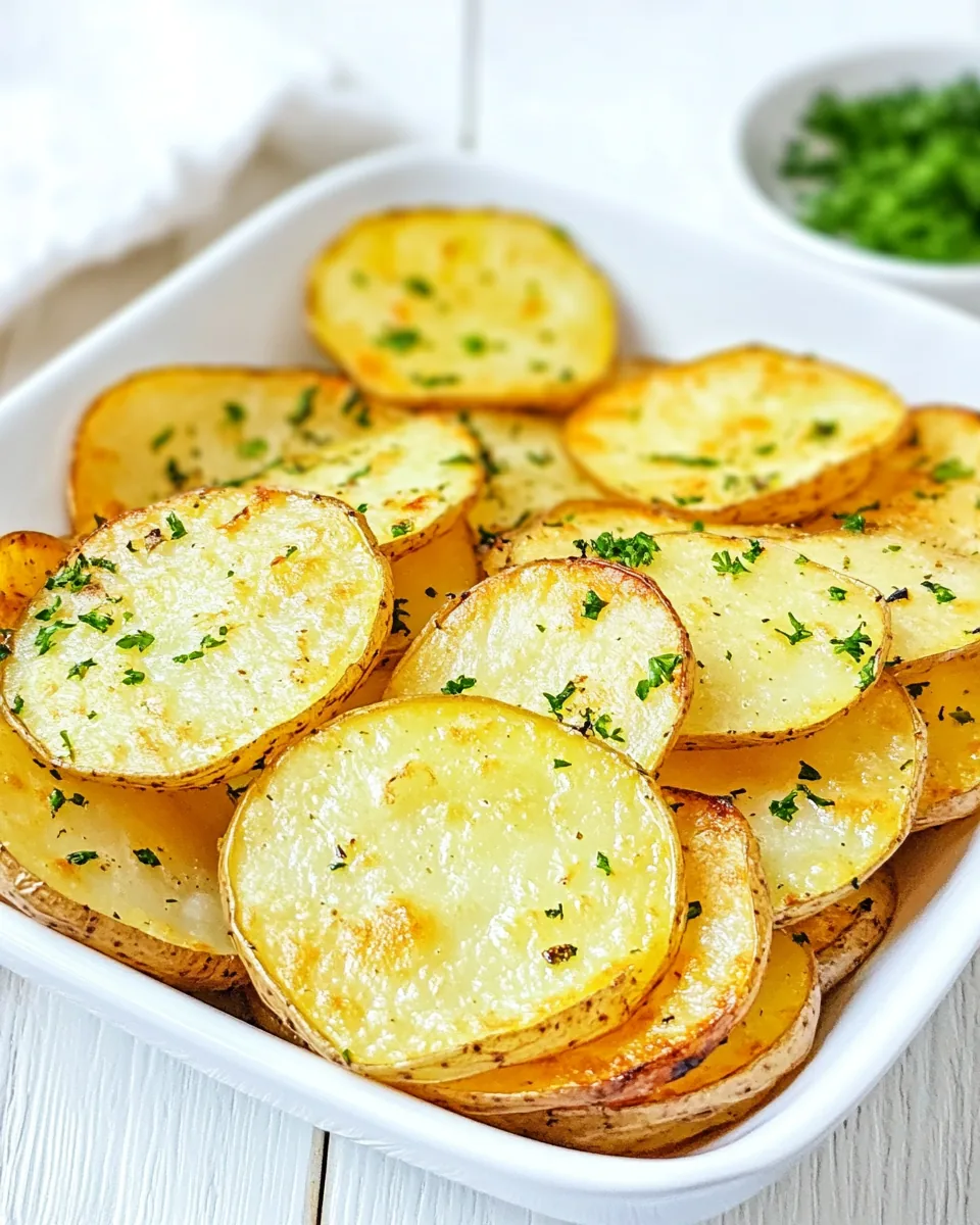 Sliced Potatoes In The Air Fryer