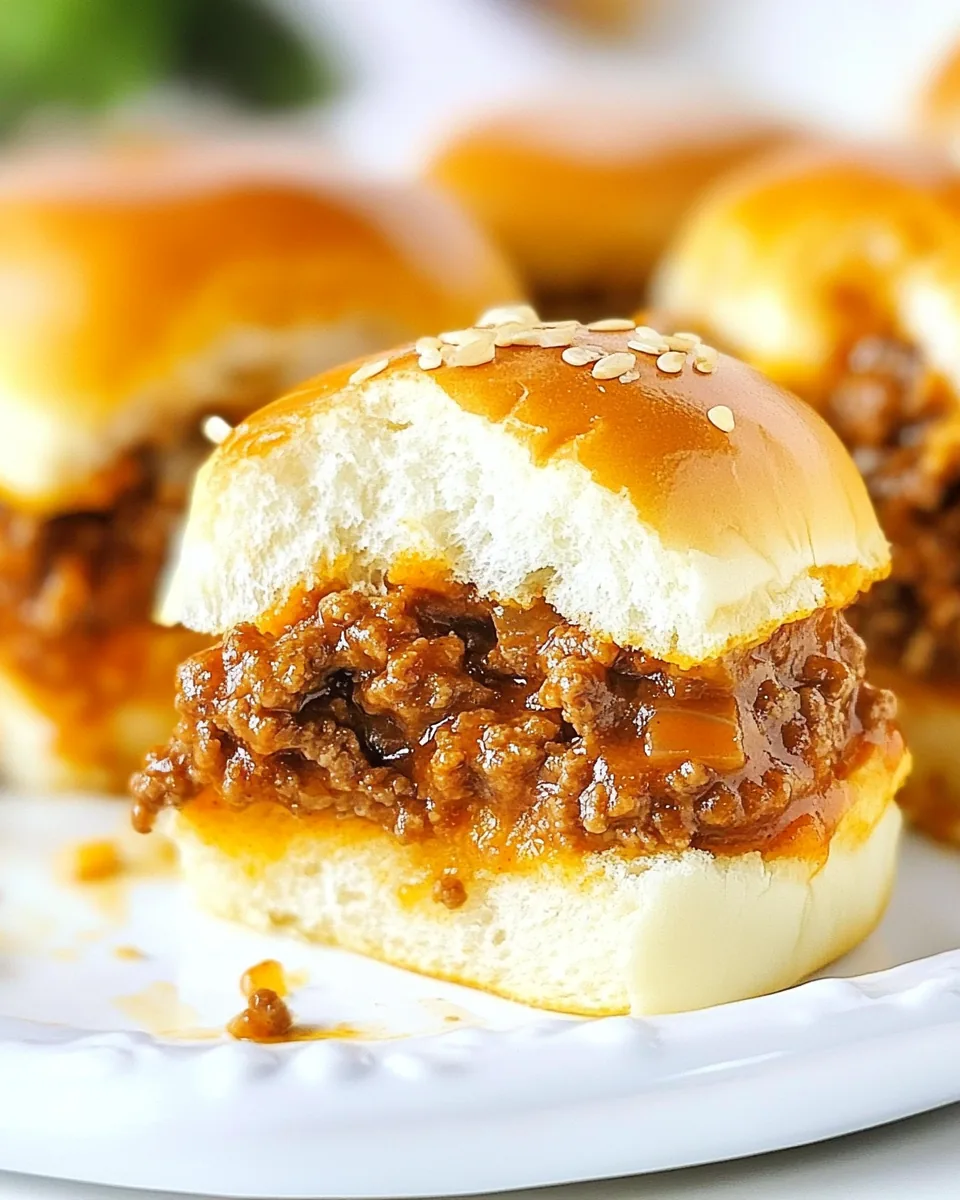 Sloppy Joe Sliders