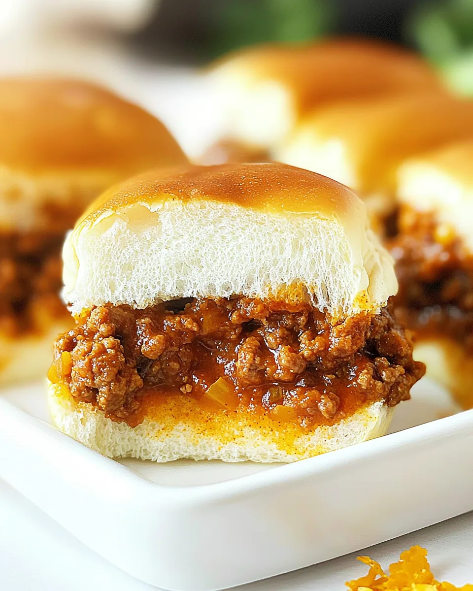 Sloppy Joe Sliders
