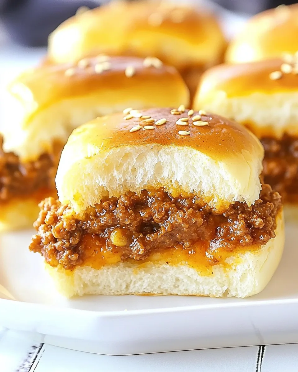 Sloppy Joe Sliders